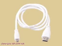 Raspberry Pi micro-HDMI / HDMI kábel 1m, fehér