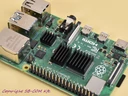 3 darabos hűtőborda készlet Raspberry Pi 4-re szerelve