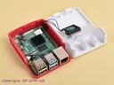 Raspberry Pi 4 case fan beszerelve