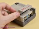 NES4Pi ház rejtett Raspberry Pi 4 csatlakozói