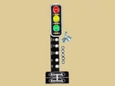 traffic light bbc micro bit csavarokkal 