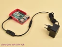 Kapcsolós kábel Raspberry PI 4 és tápegysége közé kötve