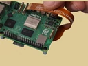 Raspberry Display cable connect front 