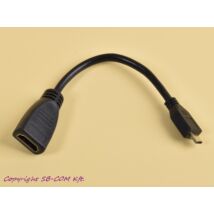 HDMI / Micro-HDMI adapter kábel Pi 4-hez