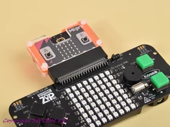 MI:pro orange védőtok és BBC micro:bit v2 panel