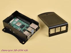 Alumínium VESA ház Raspberry Pi 4-hez