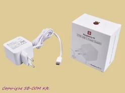 Raspberry Pi 4 fehér tápegység