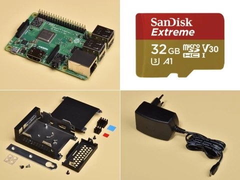 Raspberry pi 3 model B+ server KIT - 32GB Extrem SD