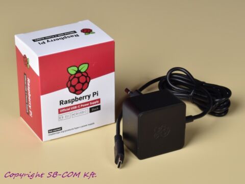 Raspberry Pi 4 Official táp fekete