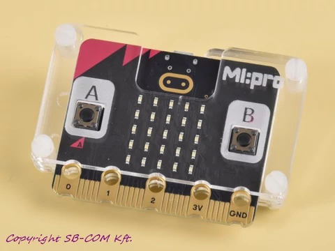 MI pro védőtok és BBC micro:bit v2 panel