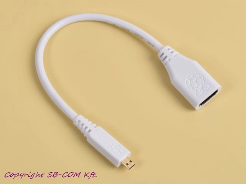 Raspberry Pi HDMI adapter kábel 235mm