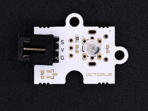 Octopus 5mm-es kék LED modul