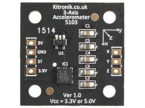 Kitronik 3 tengelyű gyorsulásmérő panel