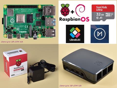 Raspberry Pi 4 Official KIT 4GB RAM / 32GB SD - Black