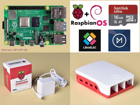 Raspberry Pi 4 Official KIT 2GB RAM / OS 16GB