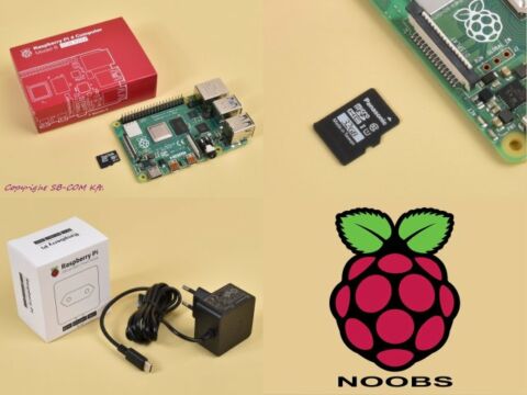 Raspberry Pi 4 Base KIT 2GB RAM / NOOBS 16GB