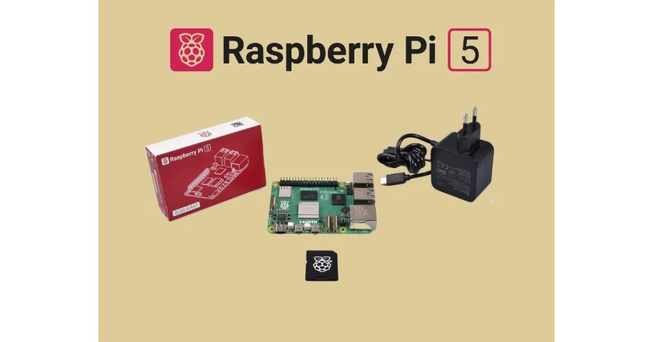 Raspberry Pi 5 Base KIT 8GB RAM/ OS 32 - Black