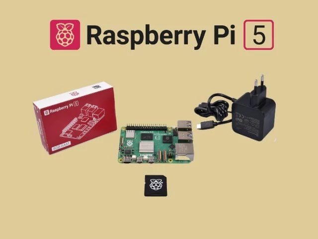 Raspberry Pi 5 Base KIT 4GB RAM/ OS 64GB - Black