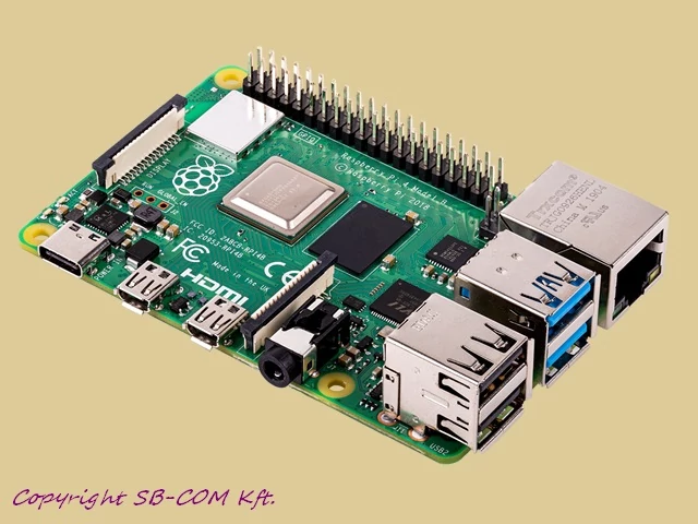 Raspberry Pi 4 model B 2GB 24.900 Ft